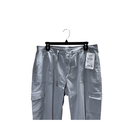 LL Bean Pants Women's Size 12 Tall Gray Favorite Fit Southport - Picture 3 of 7